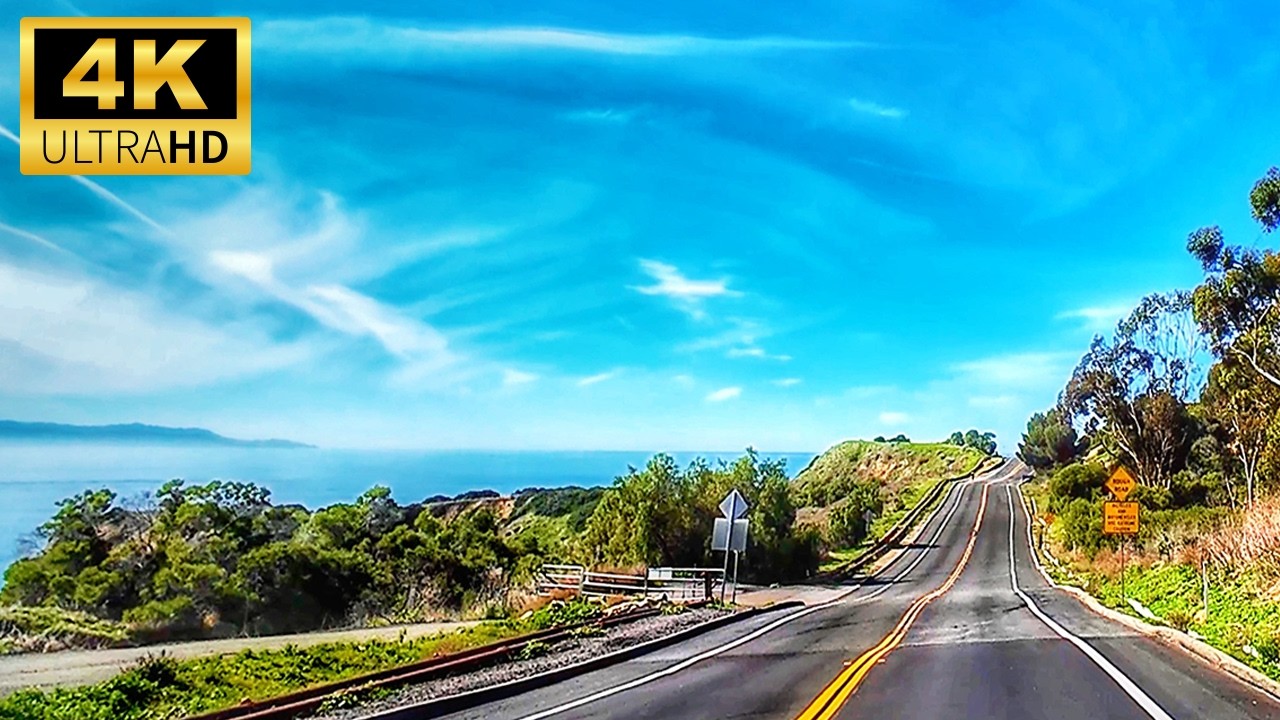 BREATHTAKING Laguna Beach to Santa Monica Scenic Drive | California Coastal Drive in 4K