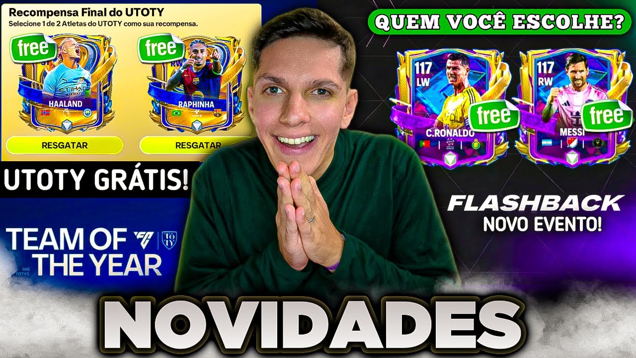 🚨CR7 & MESSI GER 117 GRÁTIS CHEGANDO!🤩COMO SE PREPARAR pra PEGAR ELES e UTOTYs😱 FC MOBILE 26