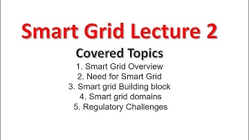 Smart grid Technology Lecture 2