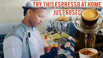 1-Minute Espresso Hack | Make Perfect Espresso at Home Like a Barista!