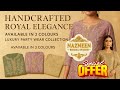Elegant Plazo Shirt | Handcrafted Party Wear | Khewa Tissue Fabric | Nazneen Bridal Studio
