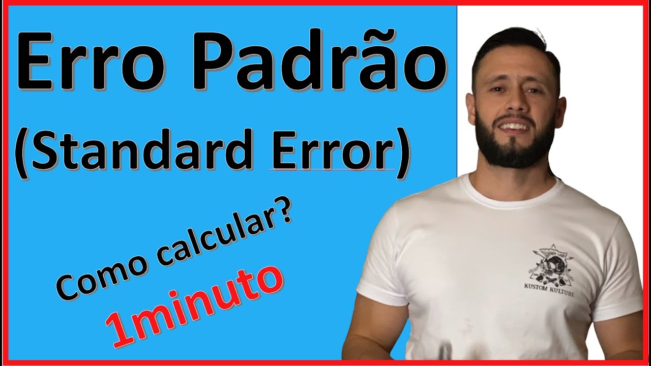 Erro padrão | Como calcular? | Medidas de Dispersão - YouTube