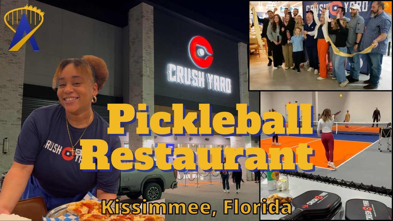 Crush Yard: New Pickleball Restaurant Opens in Orlando