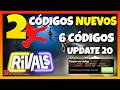 ✅2 CÓDIGOS NUEVOS ✅6 CÓDIGOS de💥 RIVALS 💥Update 20 💥 Temporada 3 💥RIVALS Roblox💥RIVALES Roblox