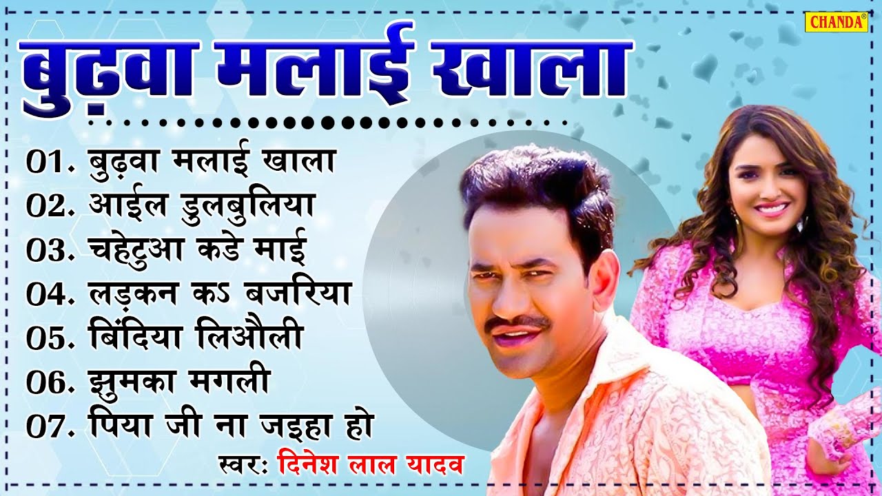 निरहुआ के सदसबाहर भोजपुरी गाने  बुढ़वा मलाई खाला  - DineshLal Yadav | Bhojpuri Songs 2025 | Jukebox