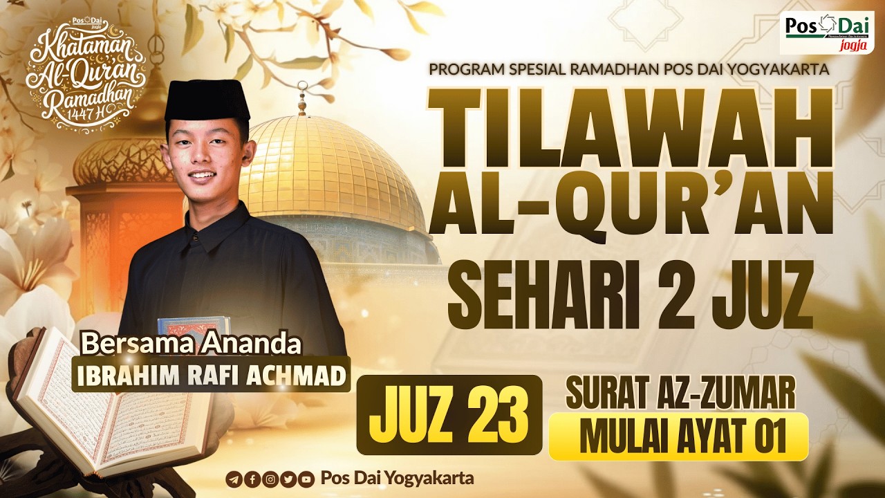 KHOTMUL QUR'AN INDONESIA METODE UMMI JUZ 23🔴 SURAT AZ-ZUMAR MULAI AYAT 01 LIVE NGAOS