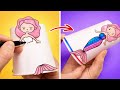 RAINBOW HACKS AND EASY ART IDEAS 💵🌈 How To Make a Paper Crafts 📦 DIY &amp; Drawing Hacks by 123 GO!