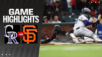 Rockies vs. Giants Game 2 Highlights (7/27/24) | MLB Highlights thumbnail