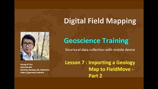 Digital Field Mapping - Lesson 7 - Importing a Geology Map to FieldMove - Part 2