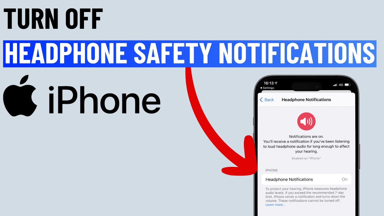 How to Turn Off Headphone Safety Notifications on iPhone (iOS 18) - YouTube