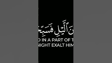 وسبح بحمد ربك || سورة الطور #وديع_اليمني - كرومات قرآن الكريم شاشة سوداء