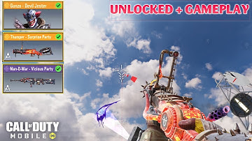 CODM UNHINGED JOKESTER FULL DRAW! UNLOCKED + GAMEPLAY - LEGENDARY GUNZO DEVIL JESTER + THUMPER