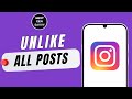 How To Unlike All Posts on Instagram at Once