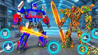 Futuristic Starscream & Optimus Transformers: Jet Robot City Battle 2026 Part 25 - Android Gameplay screenshot 4