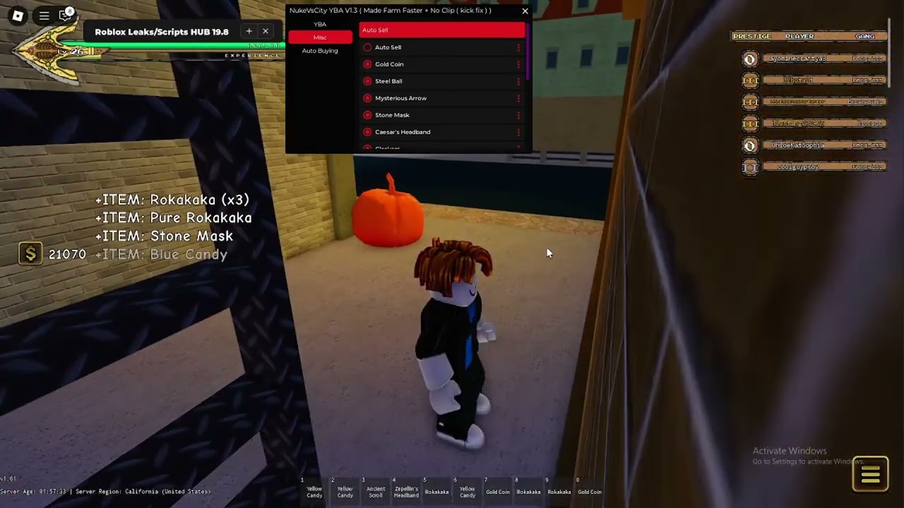 (2024) YBA NEW SCRIPT OP AUTOFARM SCRIPT - ITEM FARM, STAND FARM & MORE