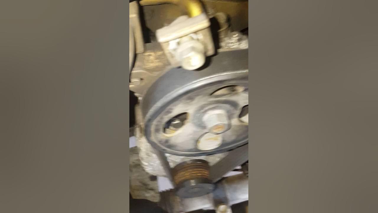 Nissan frontier 2.5 serpent belt .drive belt (banda tensora - YouTube
