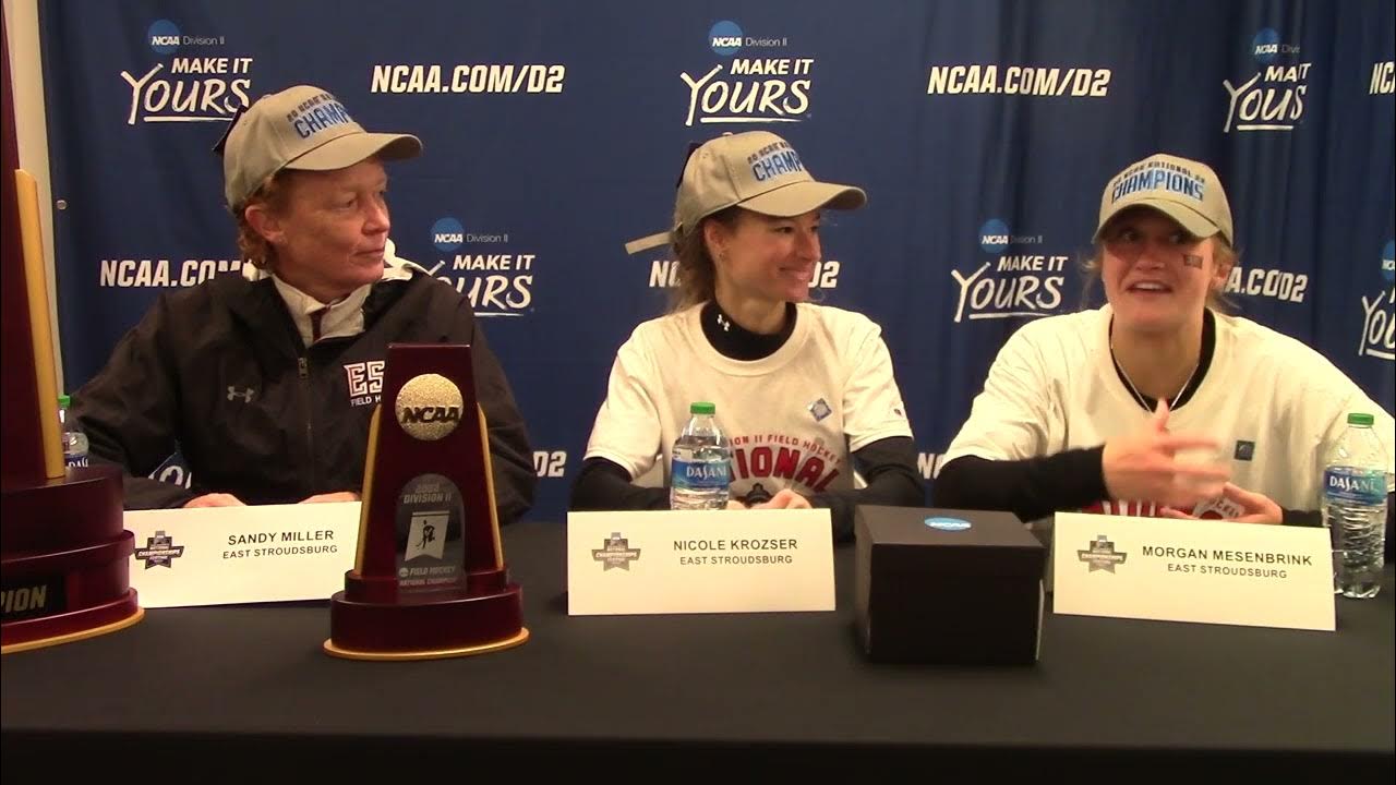 2022 NCAA DII Field Hockey Championship Game Press Conference East