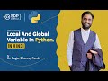 Local and Global Variables in Python in Hindi #13 | Scope Of Variables | Local vs Global | SDPGuruji