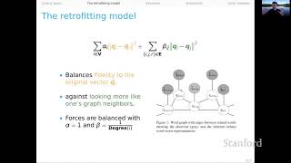 Retrofitting | Stanford CS224U Natural Language Understanding | Spring 2021