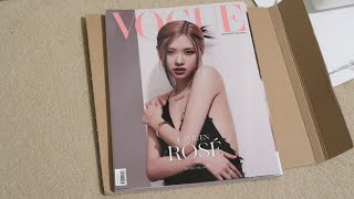 BLACKPINK ROSÉ VOGUE HONG KONG DEC 2022 COVER UNBOXING/REVIEW