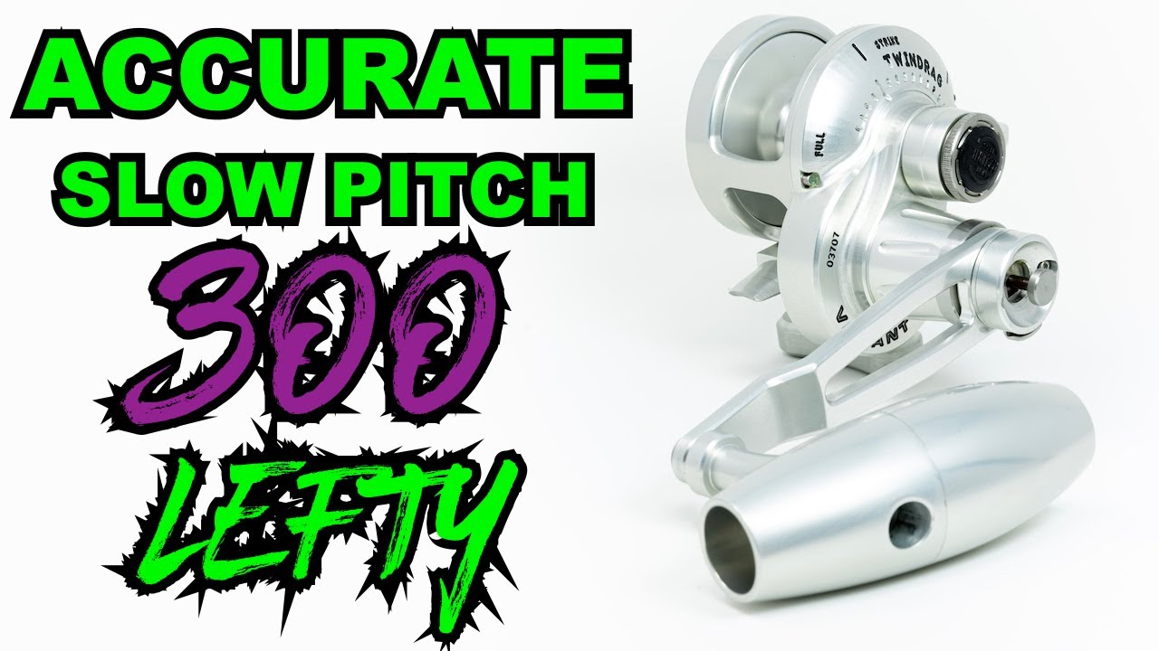 アキュレートBV2-300-SPJ サファリカーキ Accurate Valiant Slow Pitch BV2-300 SPJ Two Speed Reels