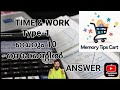 TIME AND WORK 
