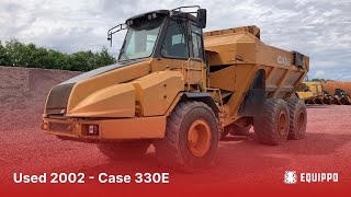 Used 2002 - Case 330E  | Used Articulated Dump Truck  | equippo.com | Used heavy equipment
