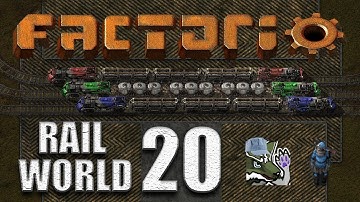 Factorio [0.17] - Rail World Ep. 20 - Amping up the circuits