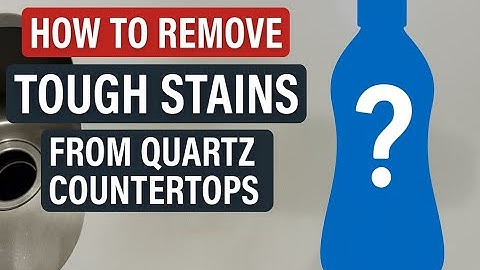 How to Remove Tough Stains from Quartz Countertops (Fast & Easy) [Original Version]