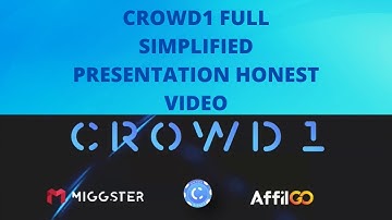 Crowd1 Full Simplified Presentation Honest Video | Nestor Atordido |