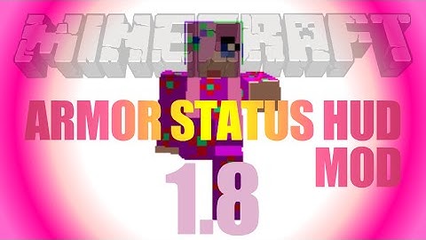 Armor Status HUD Mod 1.8 - how to install (on Forge) in Minecraft 1.8