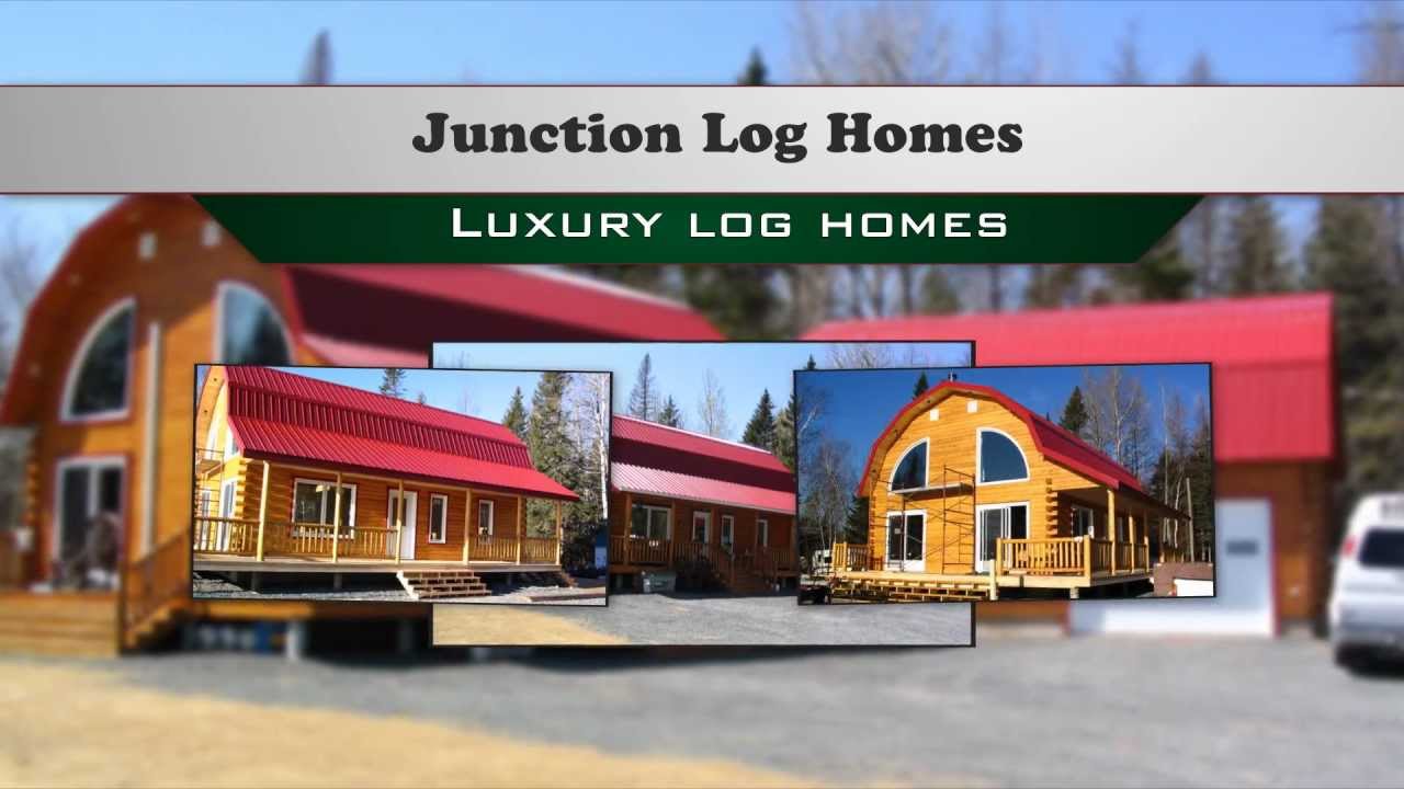 Luxury Log Home Junction Log Homes YouTube