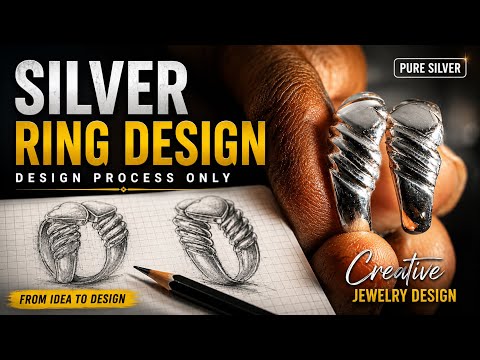Unique Silver Ring Design Making Process 