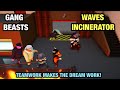 Gang Beasts Waves Incinerator Gameplay 2 Player TeamWork Gang Beasts Waves Incinerator Gameplay 2 Player TeamWork