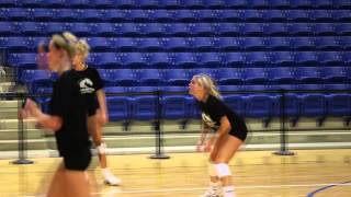 What does volleyball practice look like at UTA?
