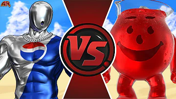 PEPSIMAN vs KOOL-AID MAN! (Pepsi vs Kool-Aid Animation) | CARTOON FIGHT CLUB