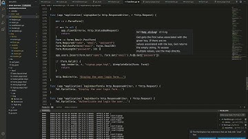 Go lang Back End : User Authentication ---- Signup and password Encryption