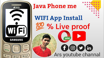 Samsung DUOS SM b313e me wi-fi install software#arsyoutubrchannal#jio