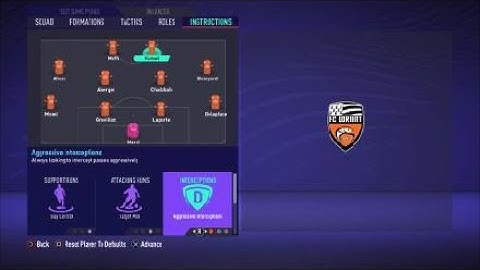 FIFA 21 Custom Tactics - Recreate 4-4-2 of Lorient + Instructions - Replicate real system
