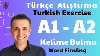 A1 - A2 Türkçe Alıştırma - Turkish Exercise | Kelime Bulma - Word Search