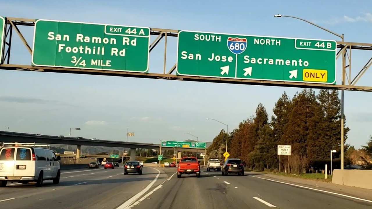 【Full HD Driving】 Friday Morning Drive I-680 South From Dublin To Fremont In California🎧ASMR Driving