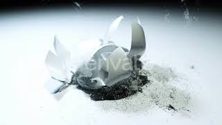Human Skull Destruction In Slow Motion | Motion Graphics - Envato elements