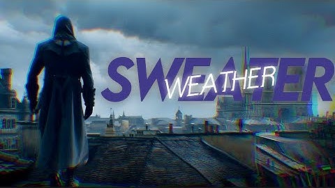 Doing a mission while listening to Sweater Weather