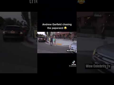 Andrew Garfield chasing