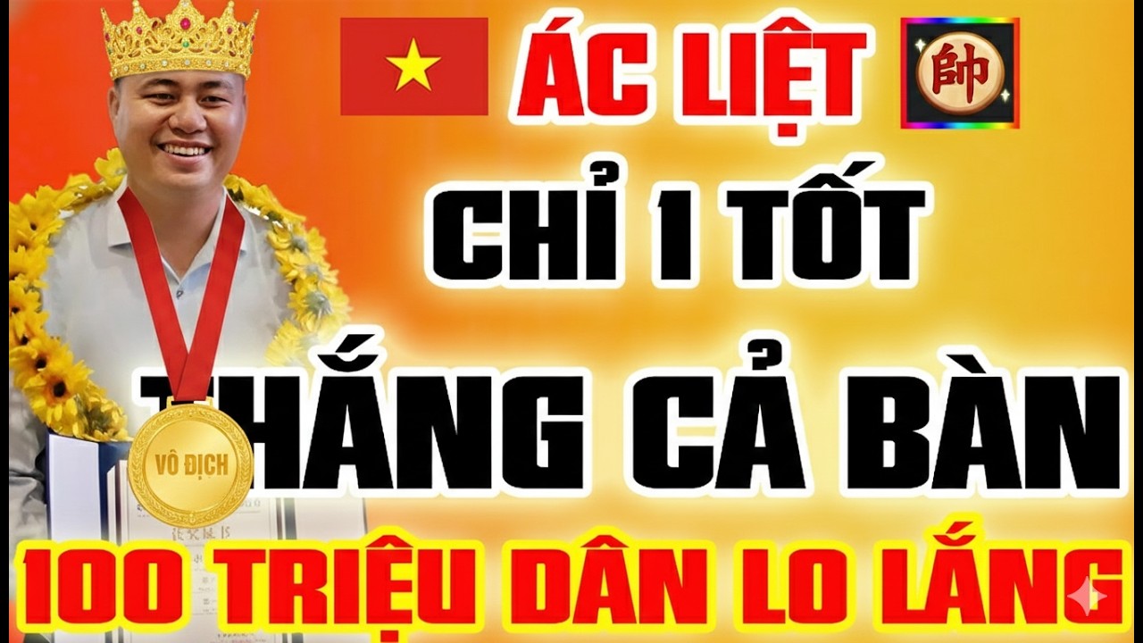 🔴 Trận cờ hay nhất giải LẠI LÝ HUYNH Bỏ Xe Đánh Tốt VÔ ĐỊCH THẾ GIỚI Thế Giới Nể Sợ