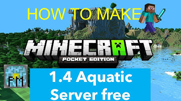 How To Make Free MCPE 1.4 “Aquatic” Server!