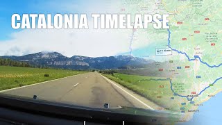 Таймлапс Поездки по Каталонии
