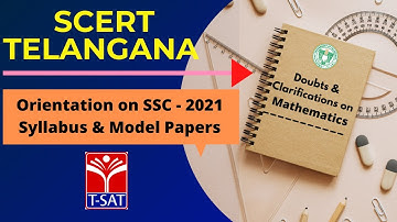SCERT || Orientation on SSC 2020-21 Syllabus & Model Papers || Mathematics || 04.03.2021 || Live