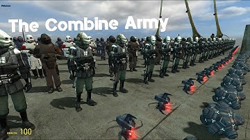 GMOD | EPIC NPC WAR! [Rebels vs Combines]