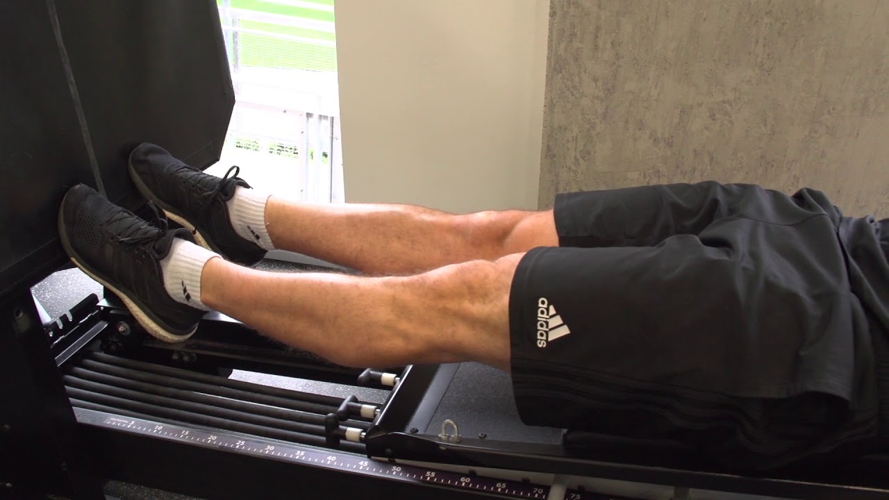 Leg Press Eccentrics Achilles 2 up, 1 down YouTube